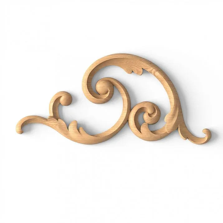 Wooden inlay N-298R for decorating furniture and architectural elements