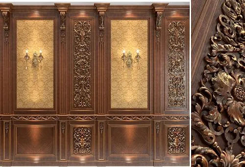 Классическая отделка в интерьере, подчеркивающая стиль и изящество