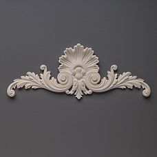 Carved polyurethane overlay NPU-204 - a decorative element for walls and furniture