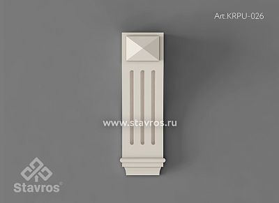 Carved bracket из полиуретана KRPU-026, декор для интерьера