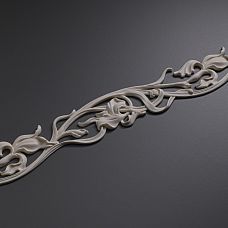 Carved Polyurethane Molding KPU-060 for classic finishing &ndash; photo