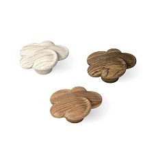 Child's furniture handle made of Cloud solid wood HL-050M in cloud shape