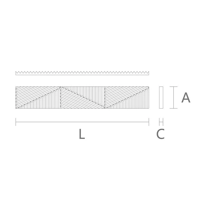 Polyurethane molding KPU-111, stylish decorative overlay, carved molding drawing for dimensions