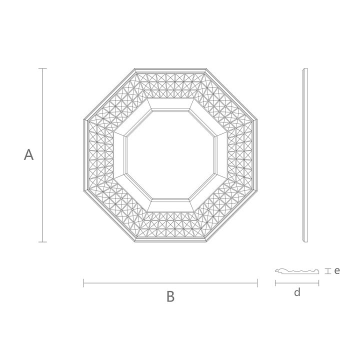 Carved Frame RM-033 Drawing