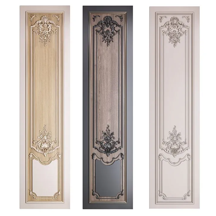 C.VRS-062 decor set on doors and wall panels photo