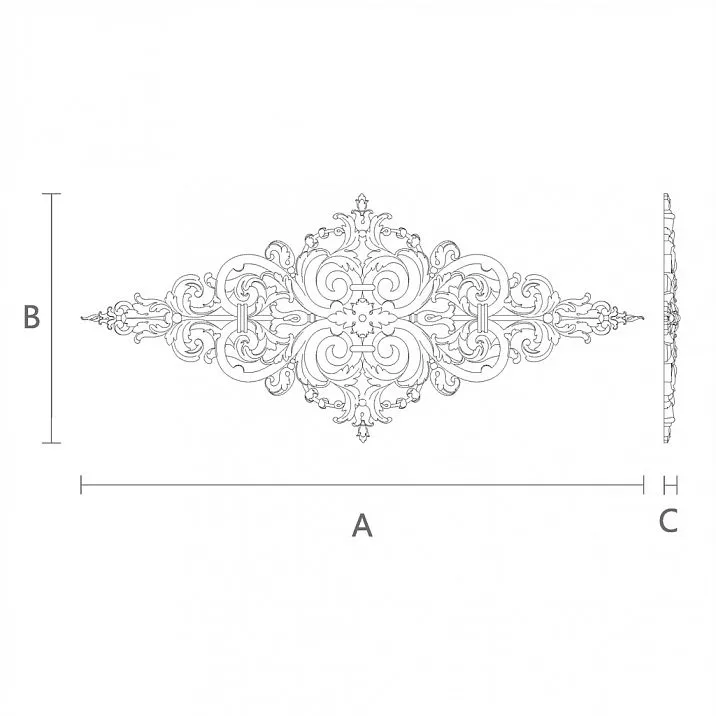 Wooden relief N-321 &mdash; drawing