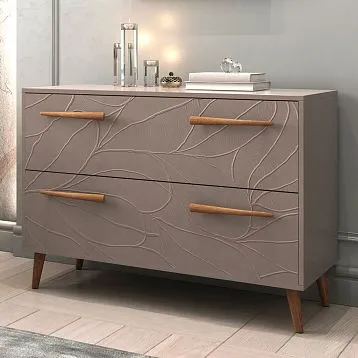 Точёная мебельная ножка MN-145.2M в пяти вариантах отделки: натуральное дерево, дуб, бук