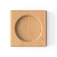 RS-003 connector socket made of oak