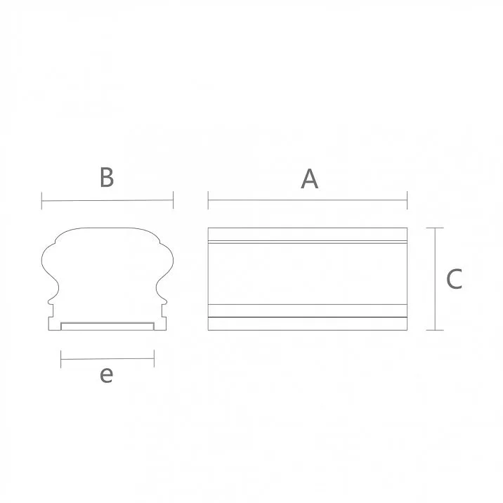 PR-001 stair handrail &mdash; safety and style drawing