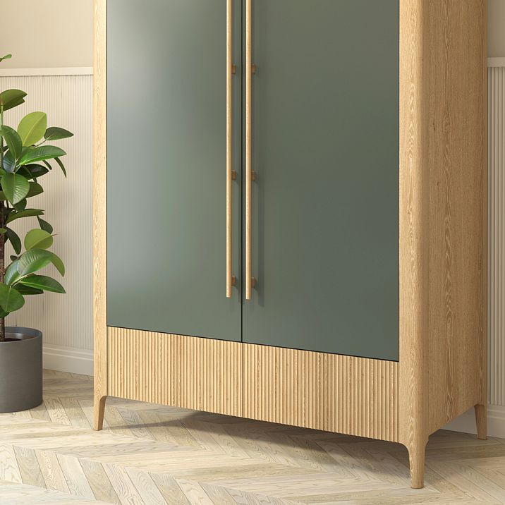 High-quality wall finishing with MDF, oak, or beech moldings from the manufacturer