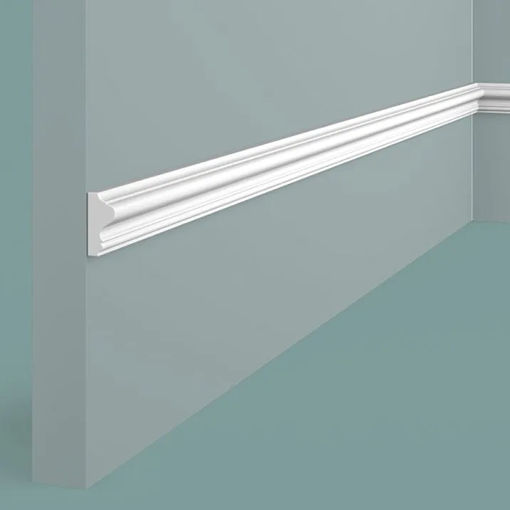 Impact-resistant polystyrene wall molding LD20 Hi Wood, 20.5&times;10 mm