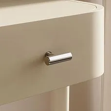 Oscar HL-061-2M furniture handle made of solid wood with STAVROS metal inserts, stylish design for kitchens, cabinets, dressers, with coating