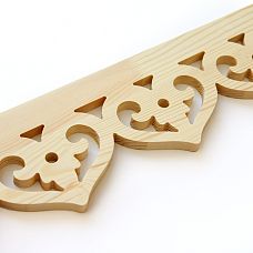 Carved Door Stop NL-6 made of solid pine