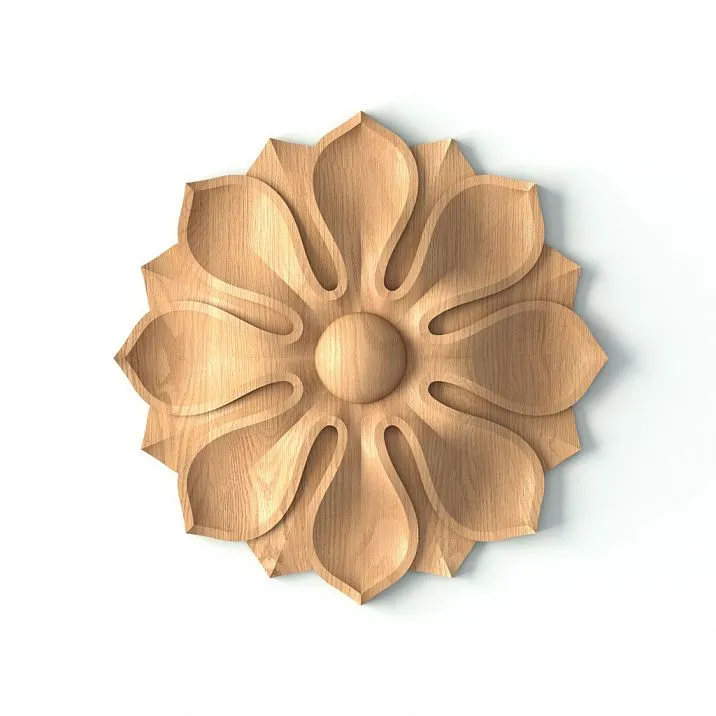 Carved rosette R-002 in interior