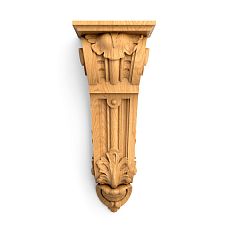 Carved bracket KR.VRS-013 &ndash; for decorating walls and ceilings.