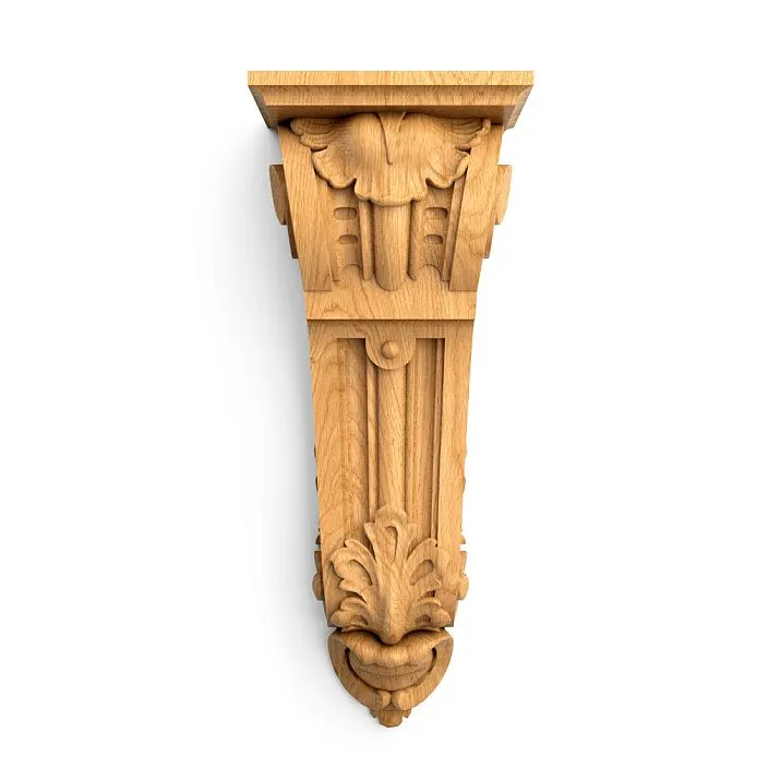 Carved bracket KR.VRS-013 &ndash; for decorating walls and ceilings.