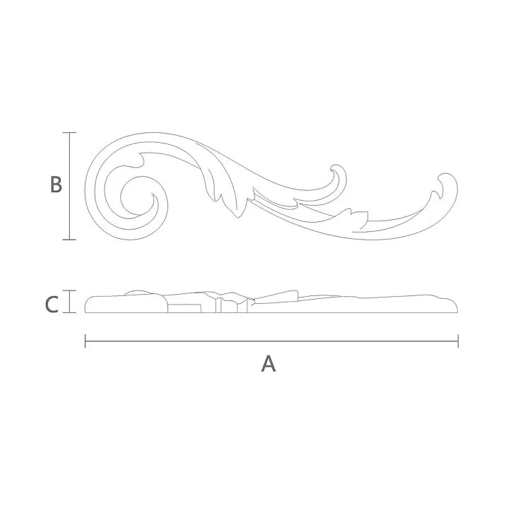 Polyurethane Overlay NPU-290R &mdash; drawing for dimensions