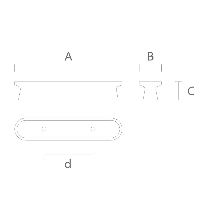 Antey HL-052-1M handle - drawing