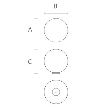 Ручка мебельная ORB HL-002M из дуба или бука, шарообразная форма, подходит для комодов, шкафов и кухонных фасадов