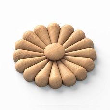 Classic Carved Rosette R-059