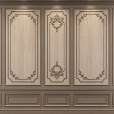 Corner molding MLDPU-002U made of polyurethane on the facade