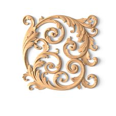 Wooden decor for walls with luxurious floral pattern N-356L