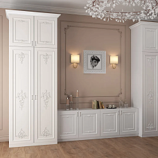 Carved MLD-1-2 Molding in the living room interior