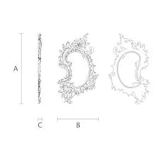 Carved Frame RM-016 for Artwork Drawing