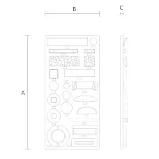 Exhibition stand SV-005 drawing