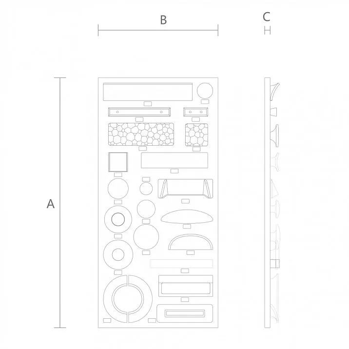Exhibition stand SV-005 drawing