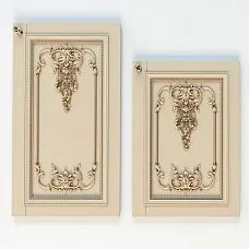 Wooden decor for furniture facades photo