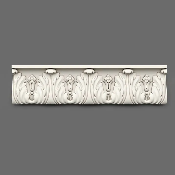 Decorative molding for doors KPU-012 made of polyurethane, for walls and ceilings