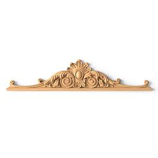 Wooden decorative element N-173.1 with carved ornament in neoclassical style