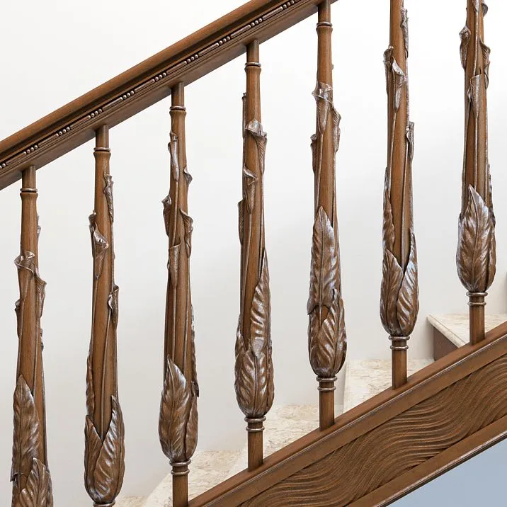 Large photo of staircase baluster L-067
