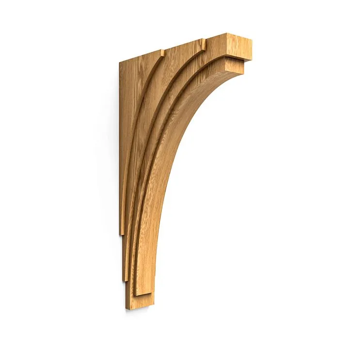 Smooth wooden bracket