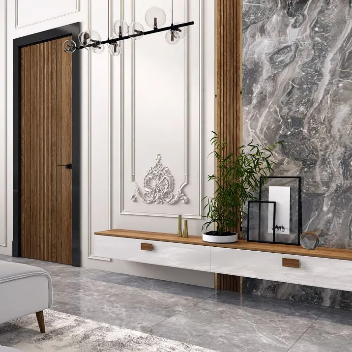 Rectangular Wooden Handle for Entryway