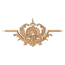 Carved Applique N-417 close-up