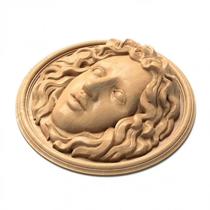 Wooden item M-009 for elegant facade decoration