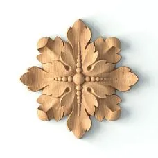 Carved Socket R-074 from Natural Oak