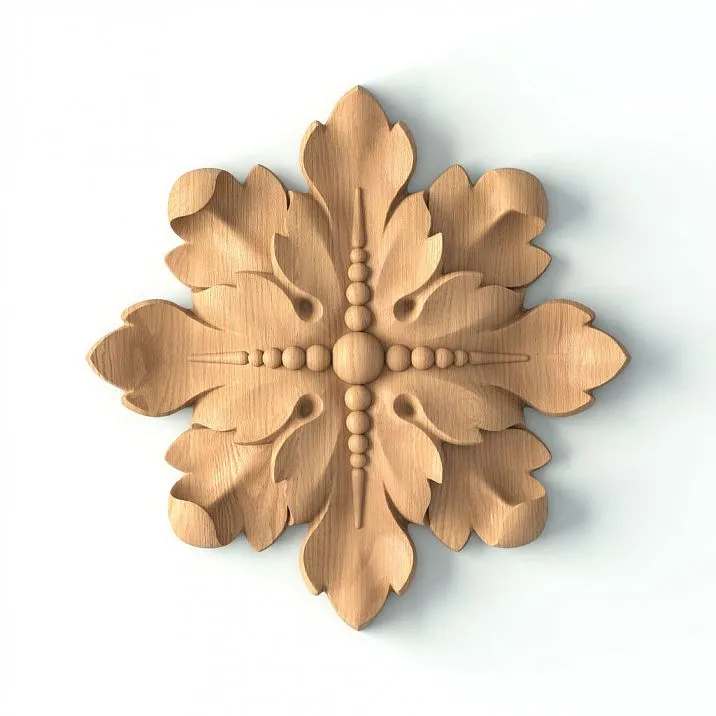 Carved Socket R-074 from Natural Oak