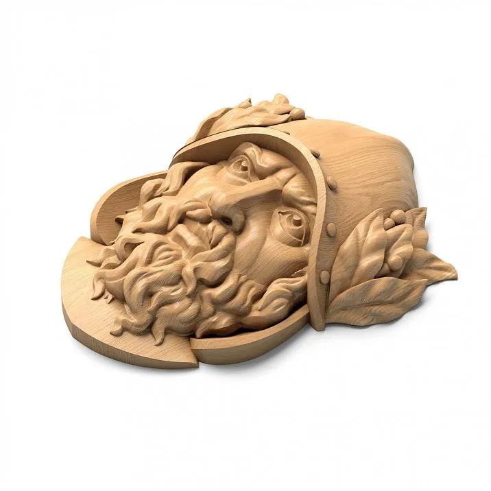 Carved maskaron M-018, ideal addition for facade