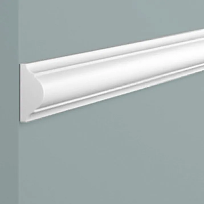 Molding D22 POLYSTYRENE HI WOOD 22mm x 10mm x 2.0m close-up