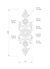 Wooden decor set C-017, composition of the set