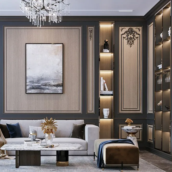 Carved Inlay N.VRS-001. Decorative decoration for furniture fronts