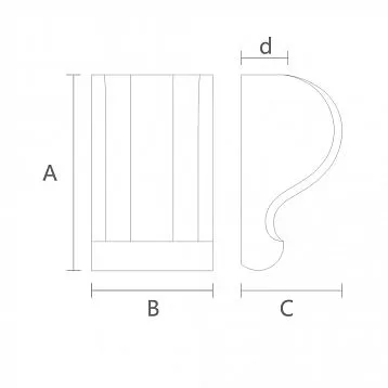 Резной кронштейн KR-038 от Stavros для элегантного интерьера