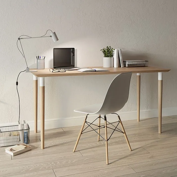 Precision-finished wooden furniture leg for a table from the manufacturer