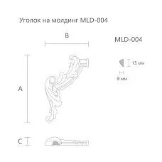 Carved Overlay MLD-4U-2L, drawing