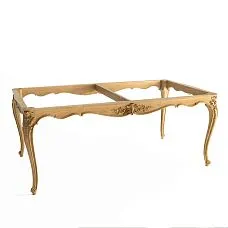 STL-021 pedestal with carved elements made of solid beech