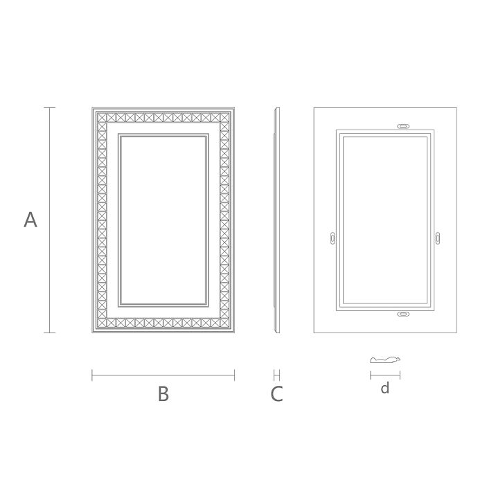 Carved frame from MDF RM-044 drawing