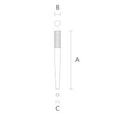 Drawing of legs with polyurethane decoration